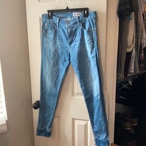 AG Womens Farrah high rise skinny jeans